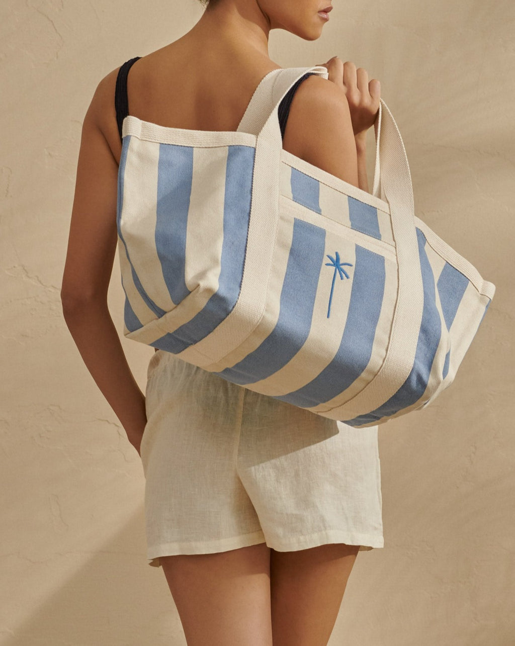 Fashionable Beachwear Must-Haves - The Striped Tote Bag in Pink