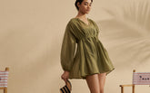 Silk Cotton Voile<br />Minorca Dress - Dresses & Tops | 