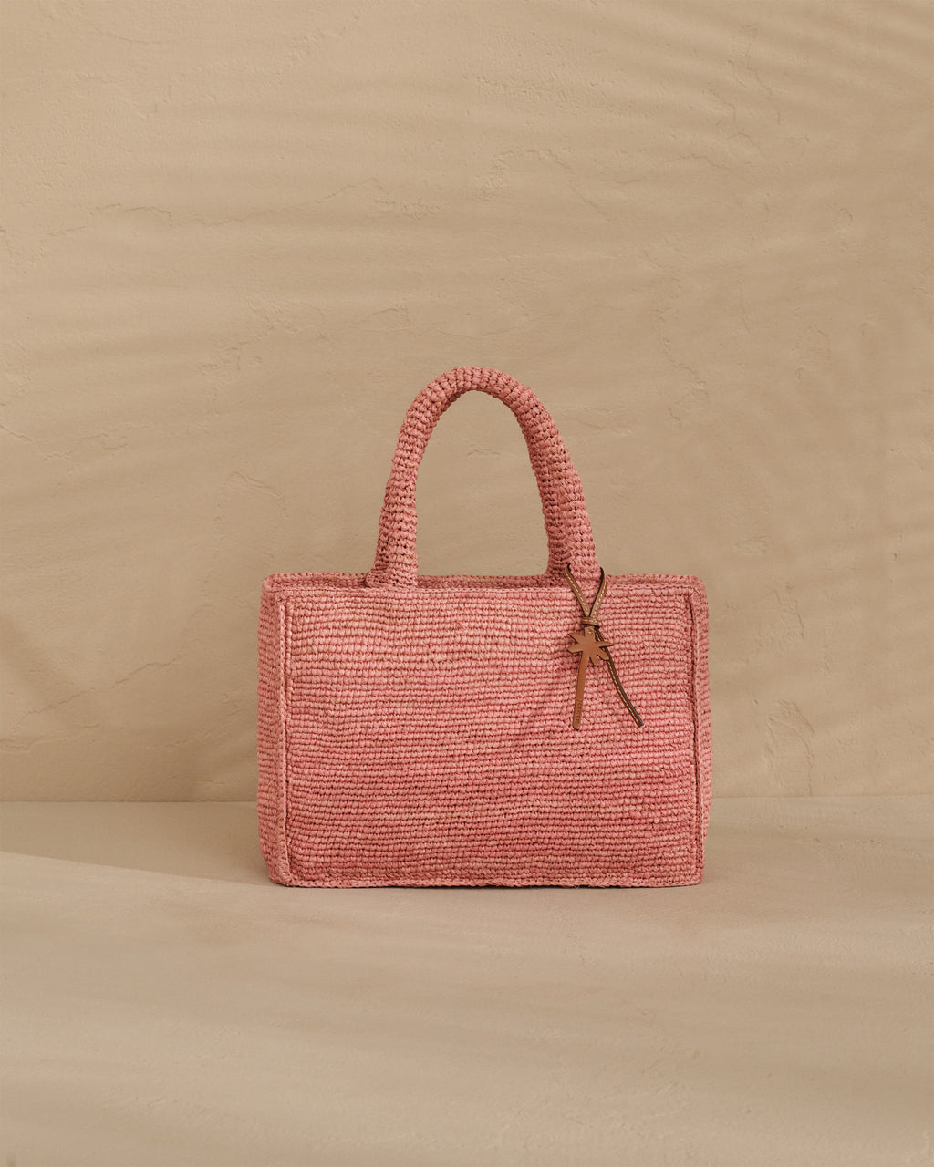 Raffia Sunset Bag Small - Pink