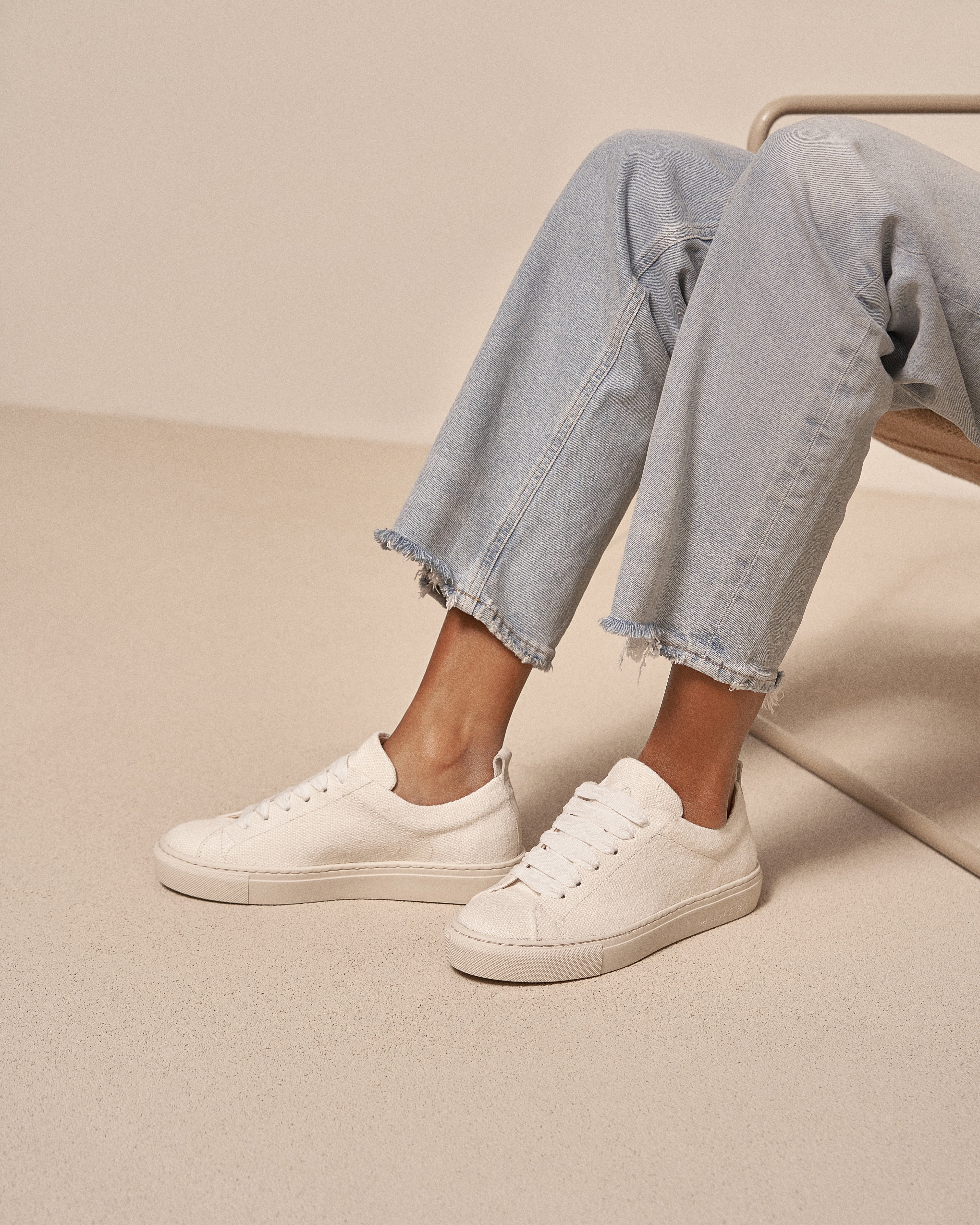 Organic Hemp Sneakers - White