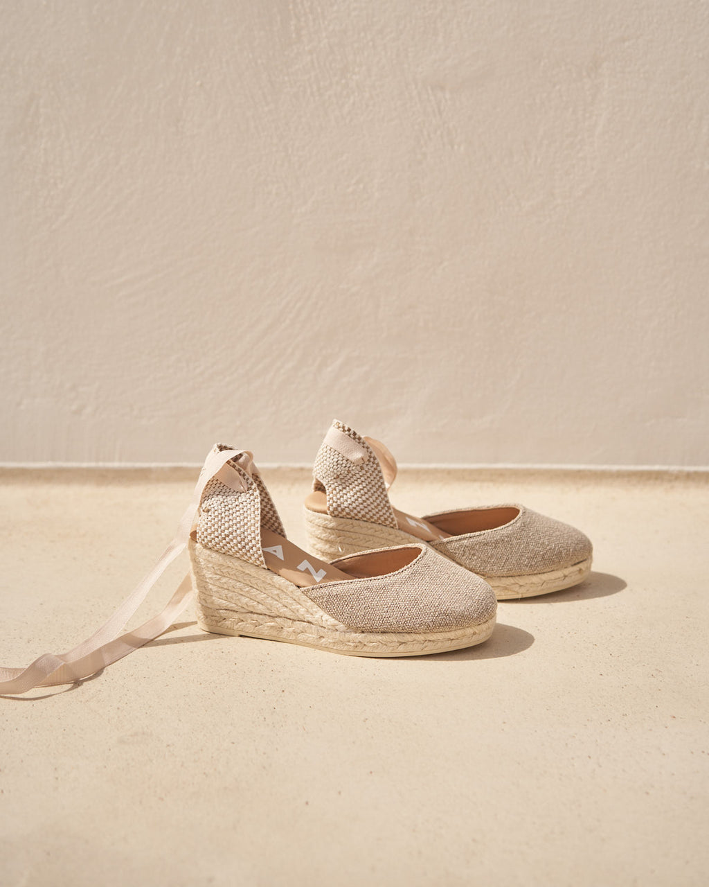 Wedge Sandals Low - Natural