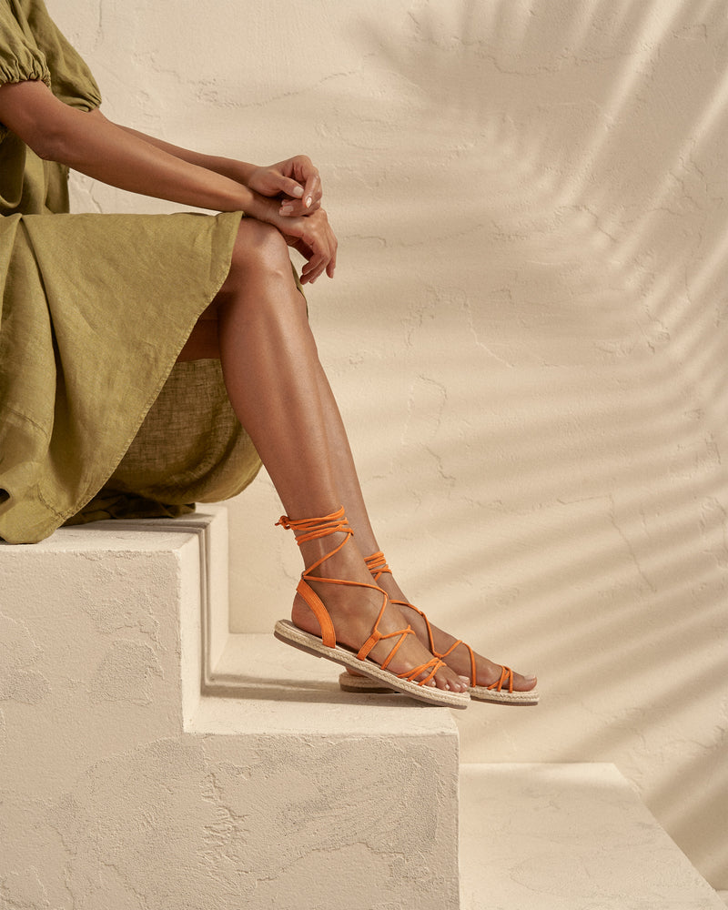 Charlotte Russe Lace-Up Sandals | Mercari