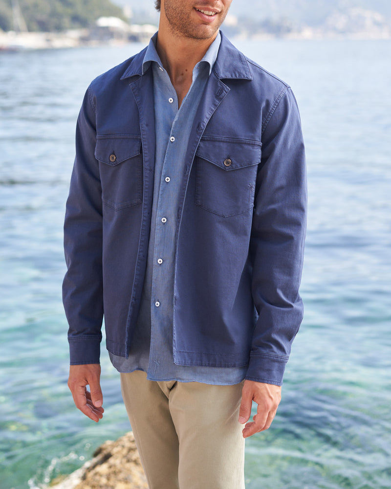 Manebí | Santa Fe Field Jacket - Turkish Satin - Night Blue