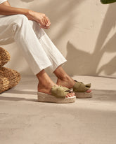 Soft Suede Platforms With Knot - All | 