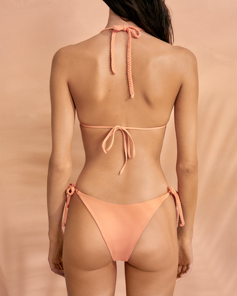Braid Triangle Bikini - Apricot