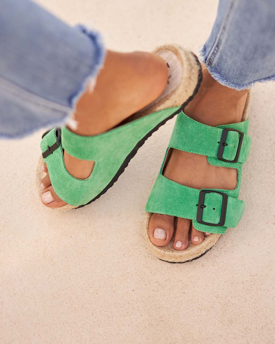 Nordic Sandals - Palm Green