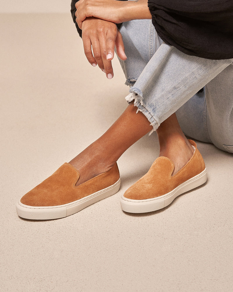 Slip-On Shoes in Suede