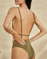 Braided Open Back One Piece | 