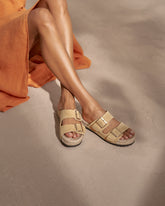 Suede Nordic Sandals - Women’s Shoes | 