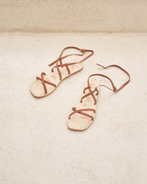 Tie-Up Leather Sandals - Summer Night Sandals | 