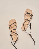 Tie-Up Leather Sandals | 