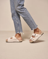 Faux Fur Nordic Sandals With Fur | 