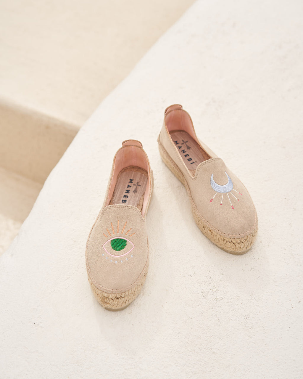 Double Sole Espadrilles - Palm Springs - Champagne Beige