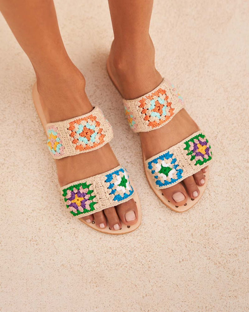 Leather Sandals - Yucatán - Natural
