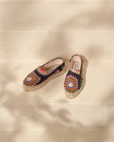 Cotton Crochet Double Sole Espadrilles - Women's Bestselling Shoes | 