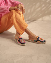 Cotton Crochet Mules - Women's Bestselling Shoes | 