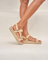 Raffia Hiking Sandals - Scarpe Donna | 