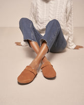 Suede With Faux Fur Clog Mules With Fur - SABOT | 