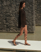 St. Tropez Leather Sandals - ARS x Manebí - Suede Collection | 